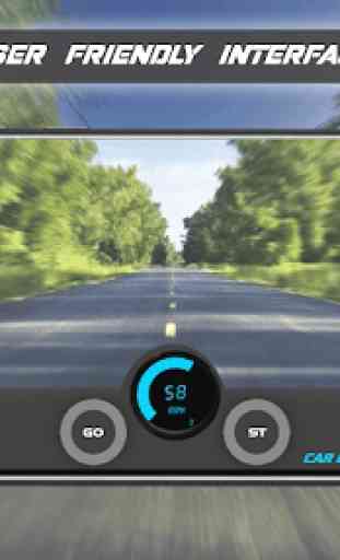 Dash Cam GPS Velocímetro y grabador de unidad de 3