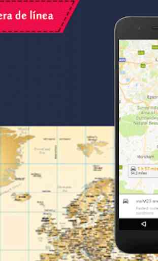 desconectado mundo mapa navegación: GPS vivir rast 3