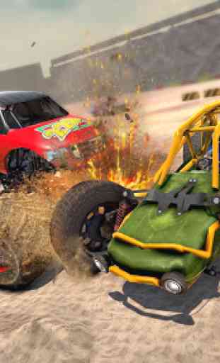 Dune Buggy Car Crash Stunts : Demolition Derby 2