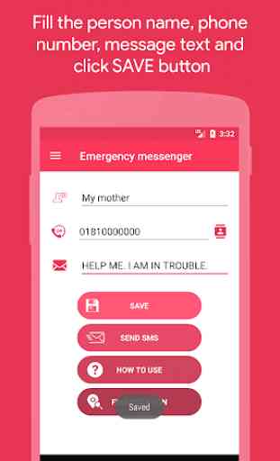 Emergency messenger (SOS service) 4