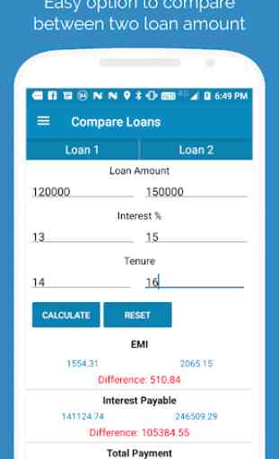EMI Calculator - Planificador de finanzas 4