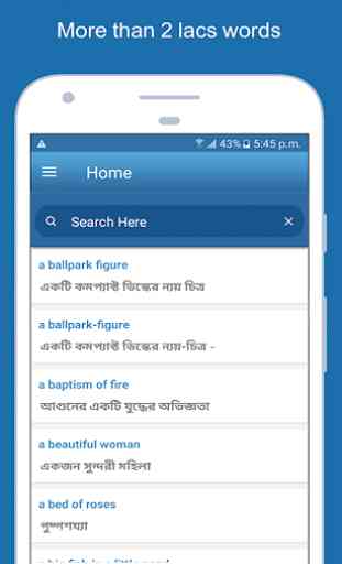 English To Bengali Dictionary and Translator 2