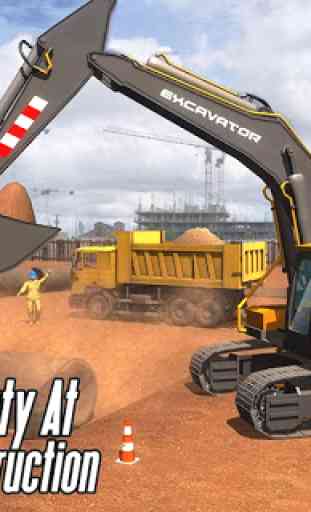 Excavadora pesada de la ciudad: Construction Crane 4