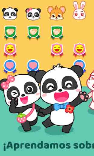 Familia y amigos del Bebé Panda 1