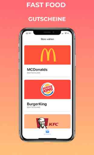 Fast Food Gutscheine BurgerKing KFC McDonalds 1