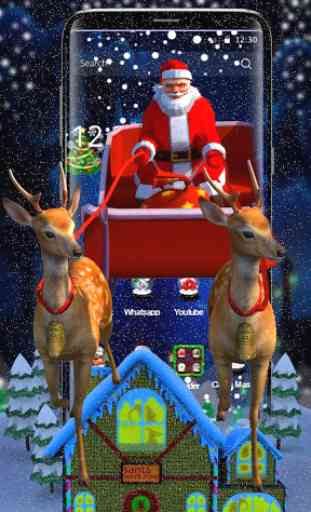 Feliz Navidad 3D Santa Theme 2