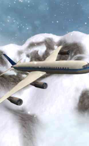 Flight Simulator Snow Plane 3D 2