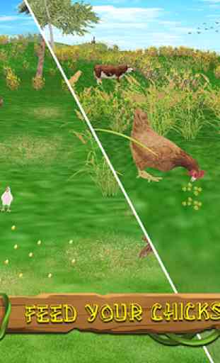 Gallina simulador de familia: pollos dulces 3