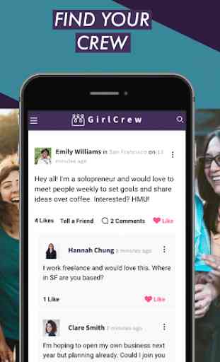 GirlCrew: Make New Friends, Find Local Events 2