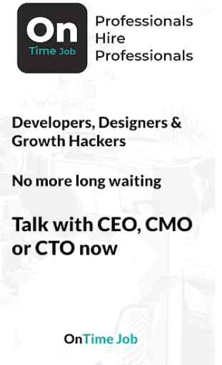 Hire free,talk directly.IT, startup jobs.Ontimejob 1