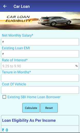 Home Loan Calculator SBI 2