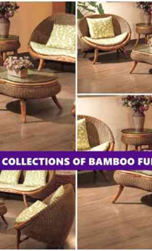 Idea de muebles de bambú 4