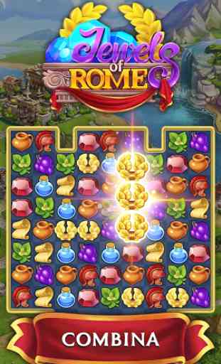 Jewels of Rome: Juego de combinar gemas 1