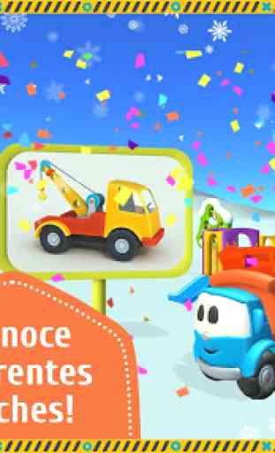Leo el Camión y sus coches:  juegos educativos 1