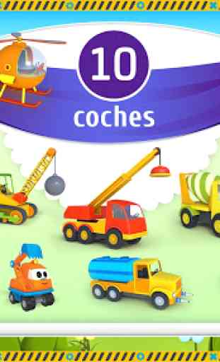 Leo el Camión y sus coches:  juegos educativos 2