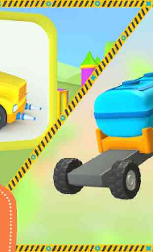Leo el Camión y sus coches:  juegos educativos 4