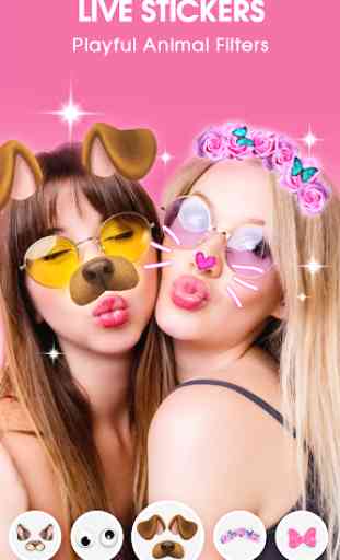 Live Face Sticker – Sweet Filter with Live Camera 2