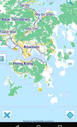 Map of Hong Kong offline 1