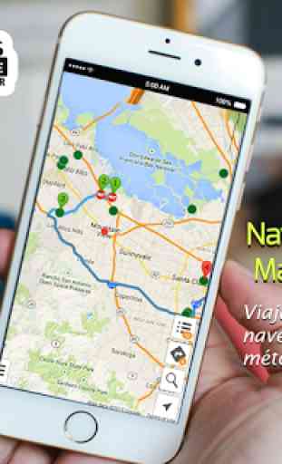 Mapas GPS gratuitos - Navegación y buscador 1