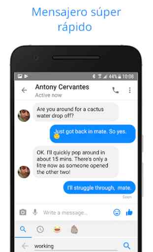 Messenger para mensajes de texto, vídeo chat y más 3