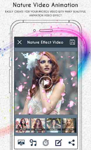 Nature Effect Photo Video Maker - Photo Animation 2