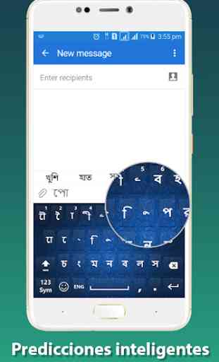 Nuevo teclado Bangla: teclado bengalí para Android 4