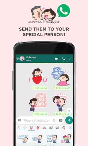 Official Hubman and Chubgirl Stickers for Whatsapp 4