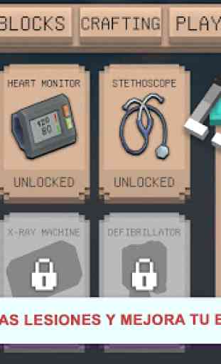Pandemic Craft de juegos para médicos y hospitales 3