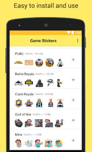 Pegatinas de juego para Whatsapp - WAStickerApps 2