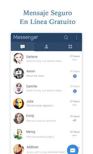 Privacy Messenger-Texto protegido,SMS, Call Screen 2