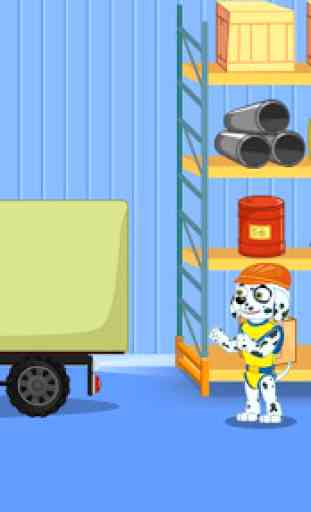 Puppy Patrol Juegos: Máquinas de construcción 4