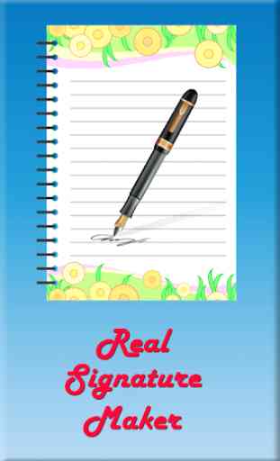 Real Signature Maker : Signature Creator Free 1