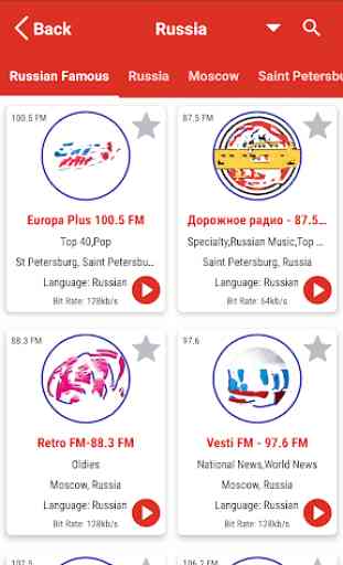 Russian Live TV , HD IPTV  and  Live FM Radio 4