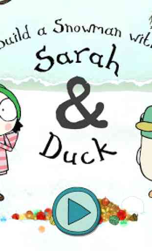Sarah & Duck: Build a Snowman 1