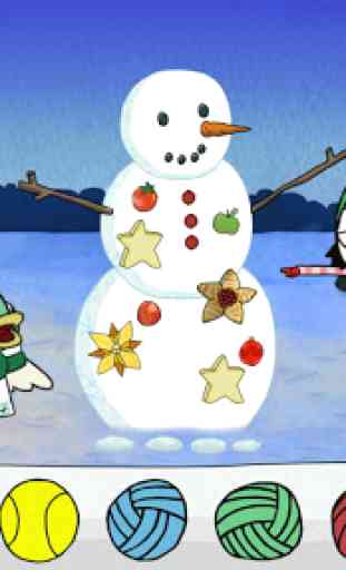 Sarah & Duck: Build a Snowman 3