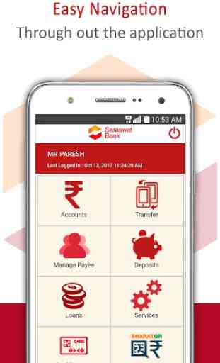 Saraswat Bank Mobile Banking 3
