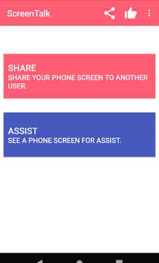 ScreenTalk : Remote Mobile Screen Sharing 1