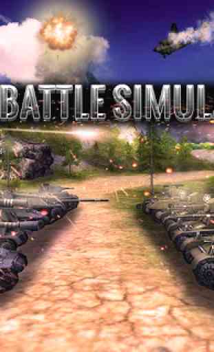 Simulador de batalla de tanques 1