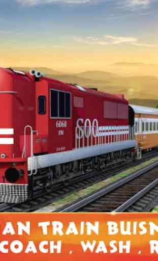 Simulador de tren indio: tren wala juego 1