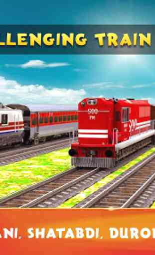 Simulador de tren indio: tren wala juego 2