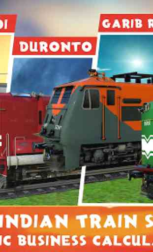 Simulador de tren indio: tren wala juego 3