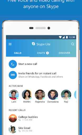 Skype Lite - Free Video Call & Chat 2
