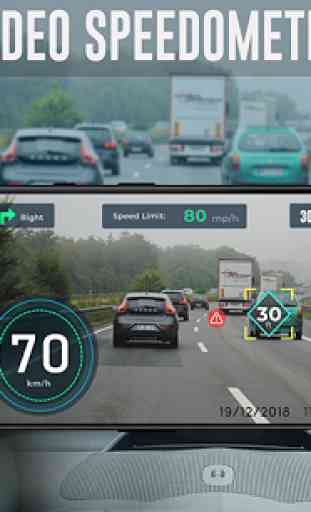 Speedometer Dash Cam: aplicación de video y límit 1
