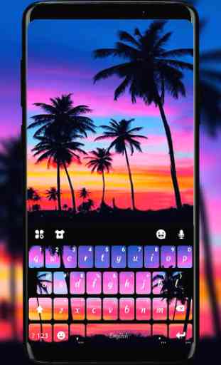 Sunset Beach 2 Tema de teclado 1