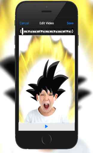 Super Saiyan Goku Dragon Photo Sticker Art Design 4