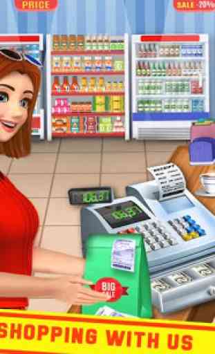 Supermercado Cash Register Sim Girls Cashier Games 4