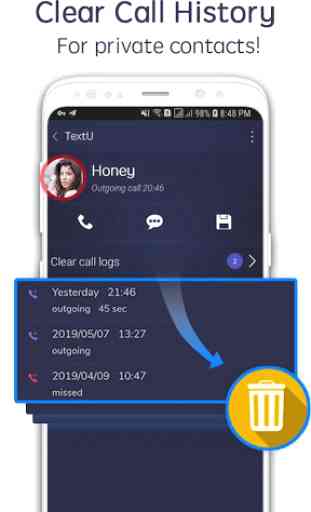 TextU - Private SMS Messenger, Call app 2