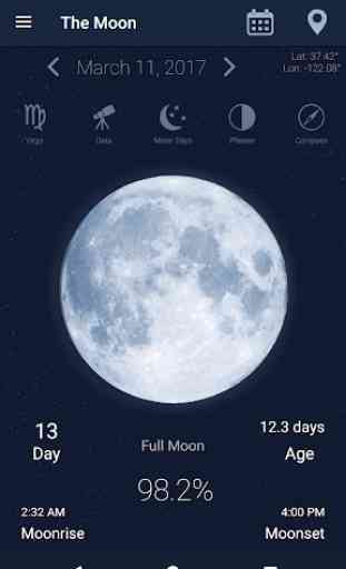 The Moon - Phases Calendar 1