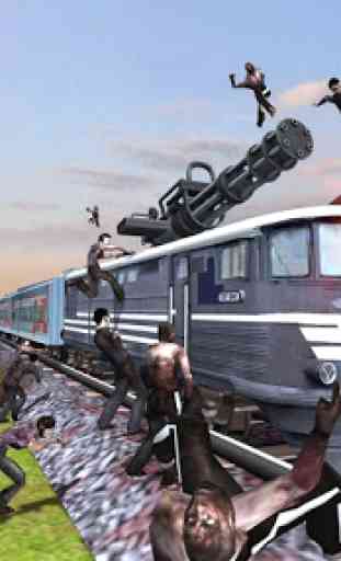 Train shooting - Zombie War 3
