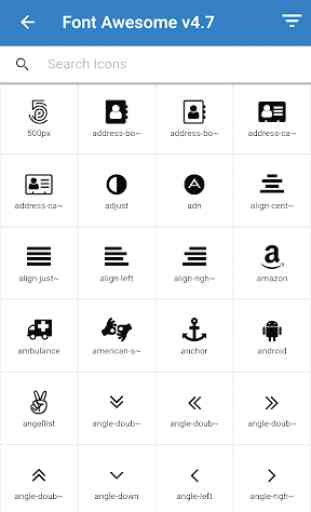 TTF Icons. Ref de Iconos Font Awesome y Glyphicons 2